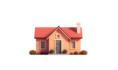 toy house on white background HD transparent background PNG Stock Photographic Image