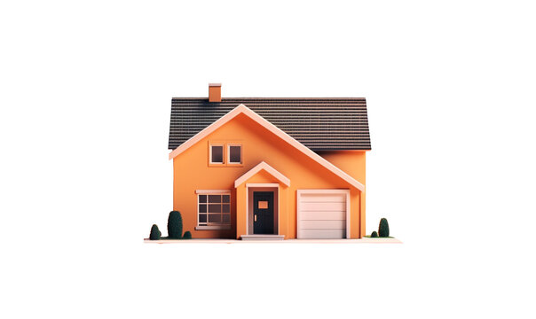 house on a white HD transparent background PNG Stock Photographic Image