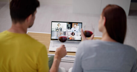 Virtual Wine Tasting Dinner Event Online