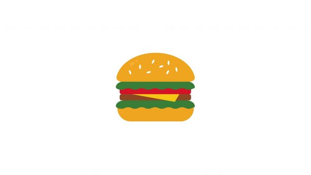 burger color icon animation