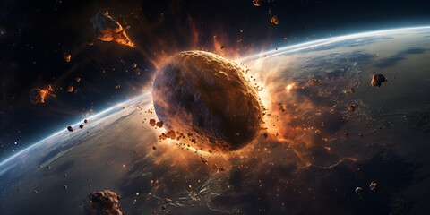 Find the Perfect Visuals for International Asteroid Day - obrazy, fototapety, plakaty