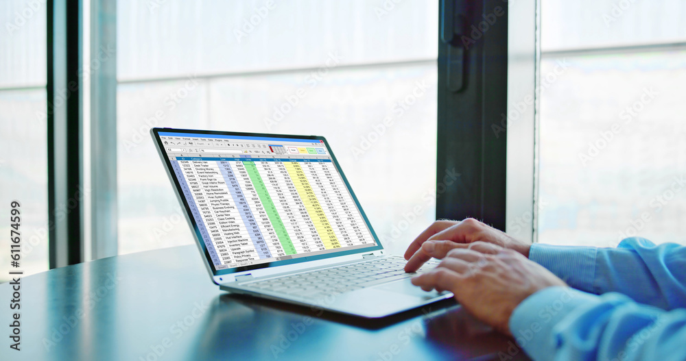 Poster spreadsheet data analyst