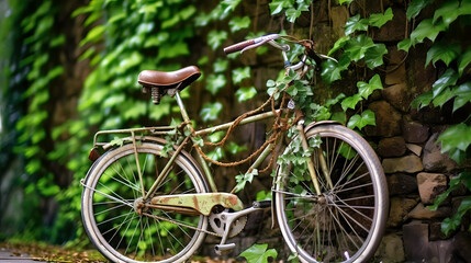 Bicycle made from recycled materials