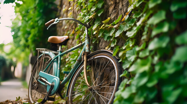 Bicycle made from recycled materials