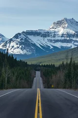Fototapete Kanada Rollercoaster mountain road