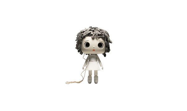 black and white doll HD transparent background PNG Stock Photographic Image
