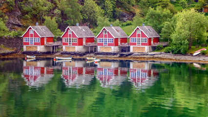 Fototapeta na wymiar Flåm, Norway