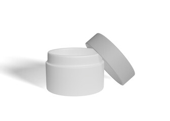Cosmetic jar mockup