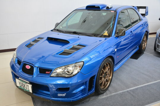 Subaru sti impreza at JDM Underground car show in Pasay, Philippines