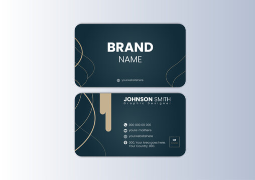 Creative Vector business card template. 