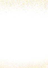 Luxury Glitterting dust golden trail Frame Border