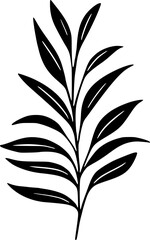 Leaf Line Vector