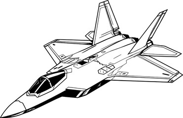 Jet Fighter Illustration