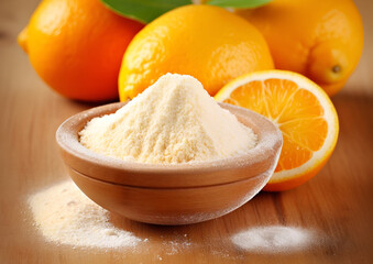 Buffered vitamin C powder, sodium ascorbate. generative ai