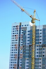 Fototapeta premium construction site with crane