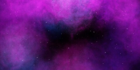 Galaxy watercolor background, Universe, Milky way, illustration panorama