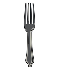 Stainless steel fork