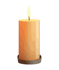 Glowing candle design