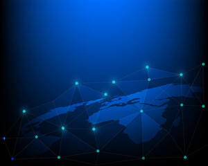 map points connect the global network