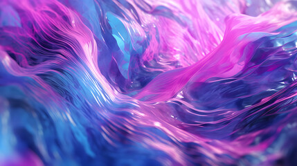 Obraz na płótnie Canvas Art purple blue swirl holographic abstract graphic poster web page PPT background