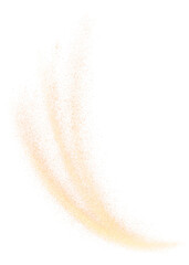 Luxury Glitterting dust golden trail Frame Border © Mas Water