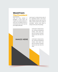  Portfolio design vector se, modern report businesst, flyers, poster template, Abstract yellow graphic square shape, cover book presentation, Minimal brochure layout, annual, abstract