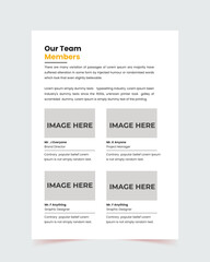 Portfolio design vector set, Abstract yellow graphic square shape, modern report business, flyers, Minimal brochure layout, poster template, cover book presentation, annual, abstract