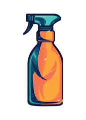 Beauty product container with liquid spray