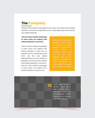 Portfolio design vector set, Abstract yellow graphic square shape, poster template, cover book presentation, Minimal brochure layout, modern report business, flyers., annual, abstract