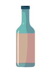 Wine bottle icon vector design