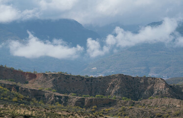 Fototapeta na wymiar Mountainous area in the south of Granada