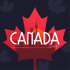 Canada Day 2023 Vector illustration