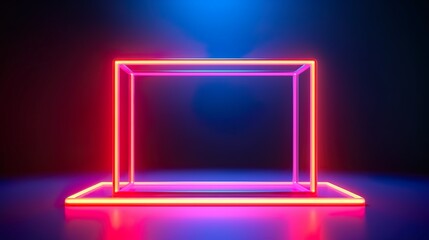 glowing neon sign