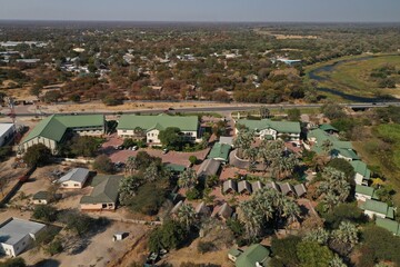 JP Kavindama Primary hospital in Shakawe, Botswana, Africa