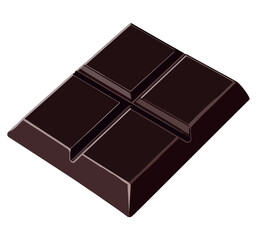small chocolate bar illustration