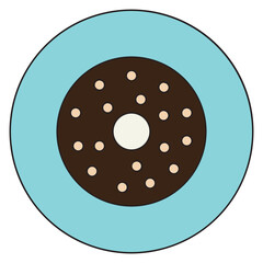 Fototapeta premium biscuits icon