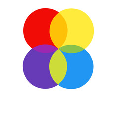 Color palette vector illustration