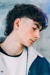 Adolescente moda estilo de cabello