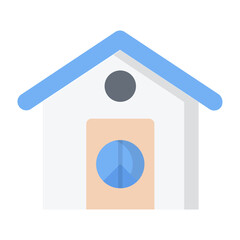 Home Peace Flat Icon