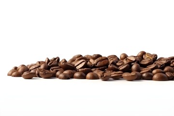 Obraz premium coffee beans isolated on white background
