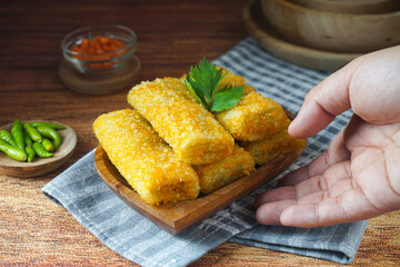 Vegetable Risoles, in Indonesia known as Risoles sayur