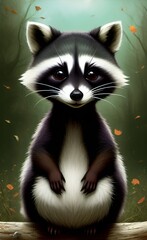 Obraz premium Racoon