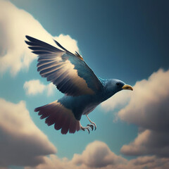 birds flying in the sky