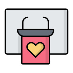 Tribune Line Color Icon