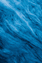 Fototapeta na wymiar blue mineral wool with a visible texture
