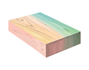 wooden plank template illustration