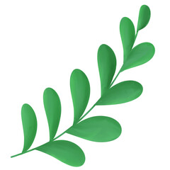 Green leaves Drawing