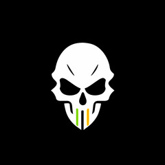 Fototapeta premium skull logo