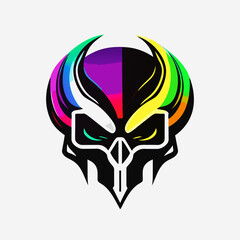 Fototapeta premium skull logo
