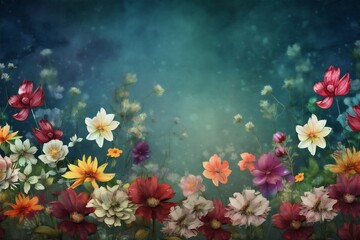 Fototapeta na wymiar flower valentine spring pastel background peonies texture color blossom design watercolor. Generative AI.